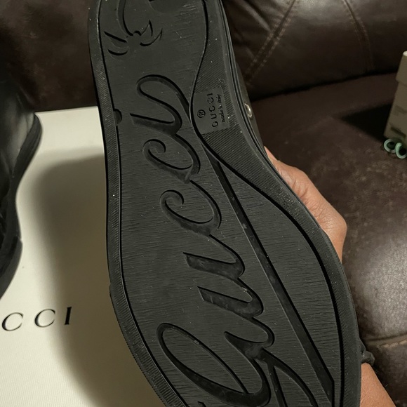 Gucci mens high top sneakers (Authentic) - Picture 5 of 8
